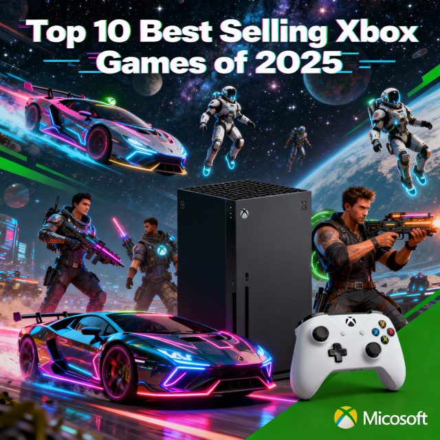 The Top 10 Best Selling Xbox Games of 2025