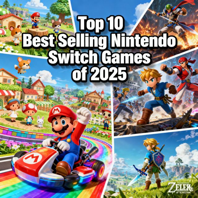 Top 10 Best Selling Nintendo Switch Games of 2025