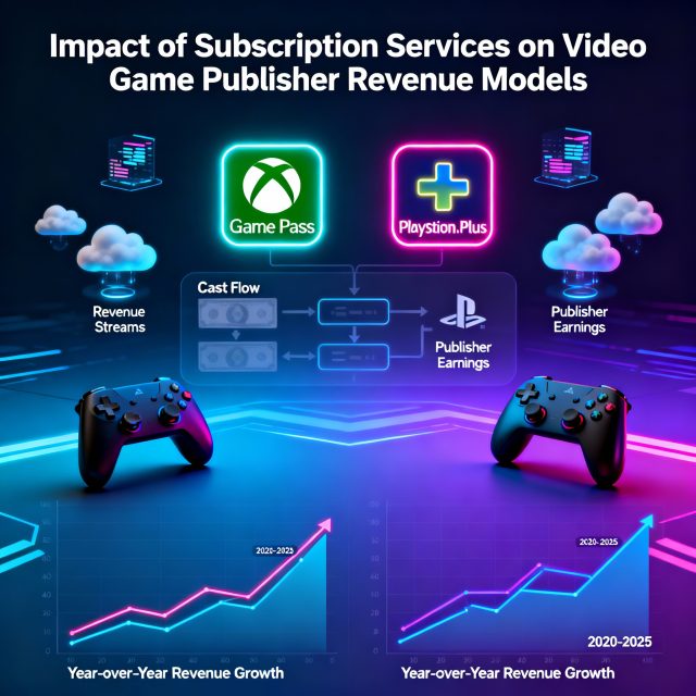 How have subscription services like Game Pass changed publisher revenue models