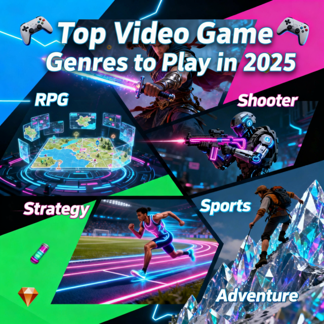 Top Video Game Genres to Play in 2025 Top Video Game Genres to Play in 2025