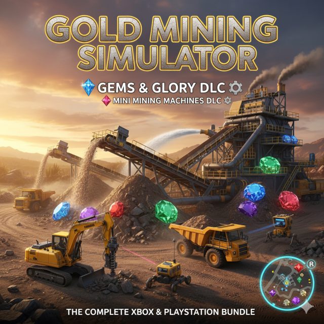 Gold Mining Simulator + Gems & Glory DLC + Mini Mining Machines DLC Review