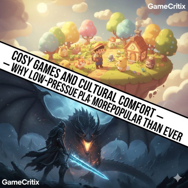 Cosy Games and Cultural Comfort — Why Low-Pressure Play Is More Popular Than Ever - GameCritix Cosy Games and Cultural Comfort — Why Low-Pressure Play Is More Popular Than Ever - GameCritix
