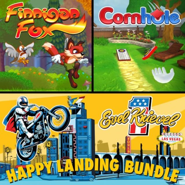 Happy Landing Bundle- Evel Knievel + Finnigan Fox + Cornhole Review