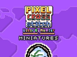 Pixel Cross Stitch Color by Number- Miniatures Review